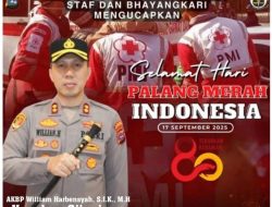 Kapolres Sijunjung AKBP William Harbensyah Tegaskan Sinergi Polri–PMI di Hari Kemanusiaan