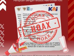 KAI Divre II Sumbar Tegaskan Rekrutmen Hanya Lewat Situs Resmi, Waspada Penipuan Online