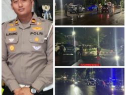 Satlantas Polres Sijunjung Gencarkan “Blue Light Patrol” Cegah Balap Liar dan Tawuran Remaja di Malam Akhir Pekan