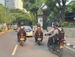 Ciptakan Rasa Aman Polisi Kembali Laksanakan Patroli Skala Besar di Jakarta