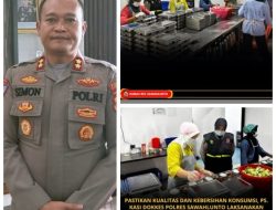 Kapolres Sawahlunto AKBP Simon Yana Putra Pastikan Keamanan Pangan di Dapur Yayasan Kemala Bhayangkari
