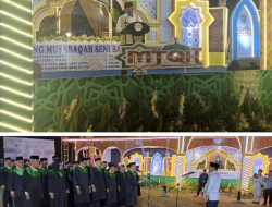 Wabup Khristianto Yudha Buka MTQ ke-45 Barsel Dan Lantik Dewan Hakim serta Panitera