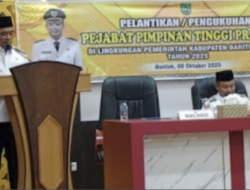 Wakil Bupati Barsel Sampaikan Arahan Pada Pelantikan 18 Pejabat Tinggi Pratama