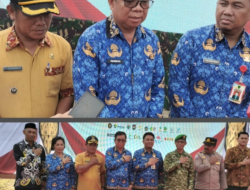 Kepala Disprindak Barsel Hadiri Peletakan Batu Pertama Kantor Koperasi Desa Merah Putih Sababilah