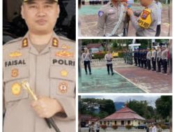 AKBP M. Faisal Perdana Pimpin Apel Gabungan Ops Zebra Singgalang 2025 di Mapolres Solsel