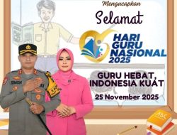 Kapolres AKBP Simon Yana Putra Kenang Jasa Guru, Rayakan Hari Guru Nasional dengan Pesan Humanis