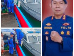 DITPOLAIRUD POLDA SUMBAR DI BAWAH KOMANDO KOMBES POL MARSDIANTO SELAMATKAN BOAT SERVIS DI TELUK BAYUR