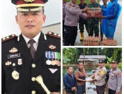 AKBP Agung Tribawanto Atensi Penyaluran Bantuan Banjir di Pasaman Barat