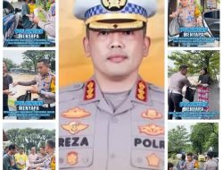 Dirlantas Polda Sumbar Kombes Pol H M Reza Chairul Akbar Sidiq Perkuat Kepedulian Sosial Polantas Polda Sumbar di Kota Padang