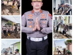 DIRLANTAS POLDA SUMBAR KOMBes POL REZA PIMPIN LANGSUNG AKSI KEMANUSIAAN DI LUBUK MINTURUN