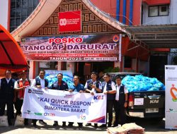 KAI Salurkan Bantuan Tahap Tiga Rp100 Juta melalui Program Quick Respon di Sumbar