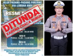 Dirlantas Polda Sumbar Kombes Reza Umumkan Penundaan Buka–Tutup Jalur Lembah Anai