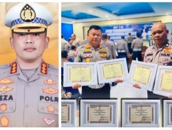 Kombes Pol Reza Choirul Akbar Apresiasi Satlantas Payakumbuh dengan Empat Penghargaan