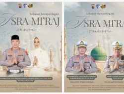 Kombes Pol H.M. Reza Chairul Akbar Sidiq Ajak Refleksi Spiritual Lewat Peringatan Isra Mi’raj 1447 H