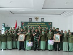 Kodim 0312/Padang, Gelar Acara Laporan Korps Raport Pindah Satuan Perwira