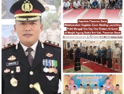 AKBP Agung Tribawanto Pimpin Launching Polisi Mengaji, Spirit Qurani Menggema di Pasaman Barat