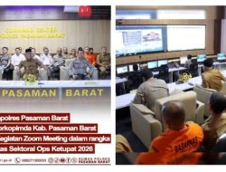 Kapolres Pasaman Barat AKBP Agung Tribawanto Gelar Rakor Bersama Forkopimda, Fokus Kelancaran Arus Mudik Lebaran