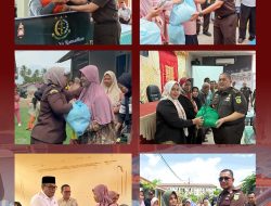 Muhibuddin Gerakkan Aksi Sosial Kejati Sumbar, 1.040 Paket Sembako Mengalir untuk Warga