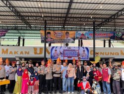 Kapolres Dharmasraya Wakili Kapolda Sumbar Sambut Kloter Pertama Perantau Pulang Basamo 2026