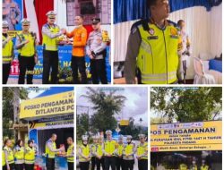 Dirlantas Polda Sumbar Kombes Pol. H.M. Reza Chairul Akbar Sidiq Pimpin Langsung Kegiatan Pelayanan Idul Fitri di Pos Pengamanan Polres Solok, Tegaskan Mudik Aman dan Nyaman Bagi Masyarakat
