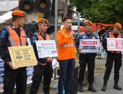 *Tekan Risiko Kecelakaan ; KAI Divre II Sumbar Kolaborasi dengan Komunitas, Sosialisasikan Keselamatan di Perlintasan Sebidang*