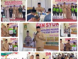 Syukuran Idul Fitri di Polres Pasbar, Kapolres dan Bhayangkari Tampil Bersahaja