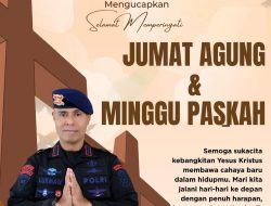 Dansat Brimob Polda Sumbar Kombes Pol Lukman Syarif Dandel Malik, S.I.K., M.H. Sampaikan Pesan Toleransi di Jumat Agung dan Paskah